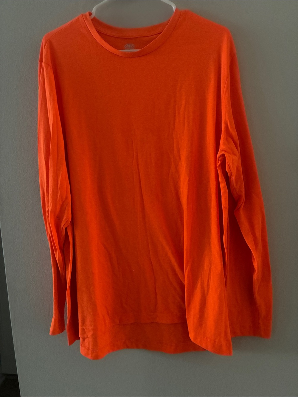 Athletic Works Long Sleeve Tee - Bright Orange